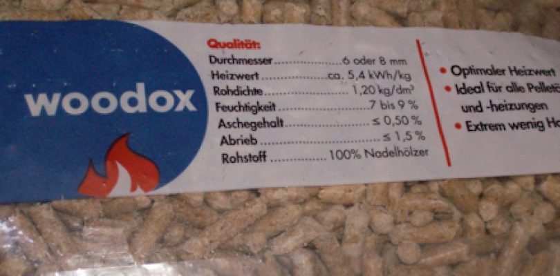 Pellet Woodox tedesco di abete rosso