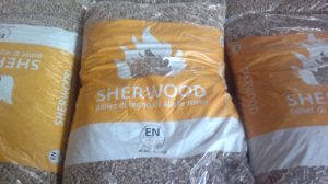 Pellet Sherwood, il sacco da 15 Kg Pellet di abete rumeno, il sacco
