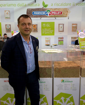 Il fondatore di Francia Pellet, Maurizio Annovati
